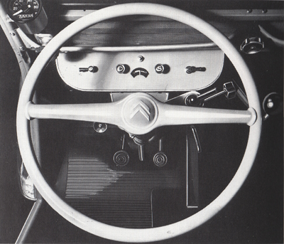 Belgian Citro�n 2CV AZL dash