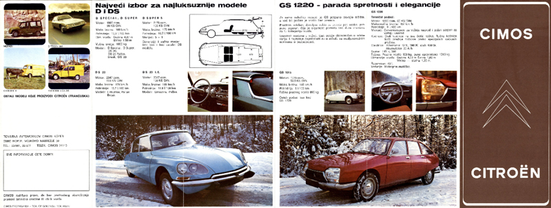 Citro�n Tomos 1973 brochure