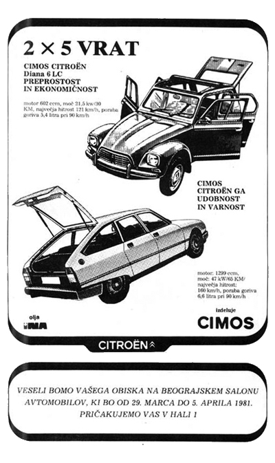 Citro�n Cimos Diana 6LC & GA