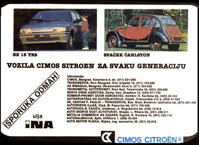 Citro�n Cimos BX 16 TRS & Spaček Čarlston