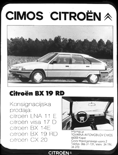 Citro�n Cimos BX 19 RD