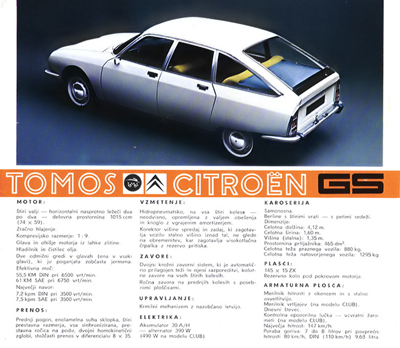 Citro�n Tomos GS