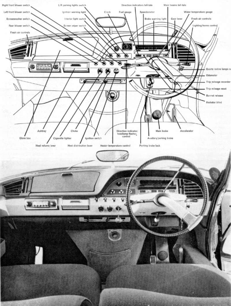 Citroën DS dashboard built in Slough