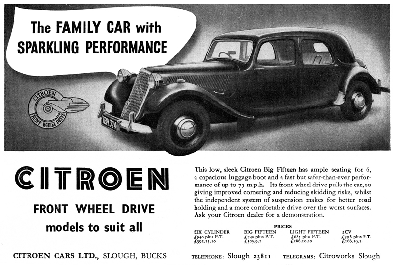 Slough-built Citro�n Front Wheel Drive