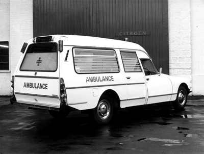 Paris-built Citro�n ID ambulance