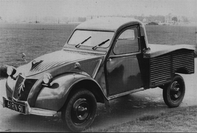Slough-built Citro�n 2CV pick-up supplied to the Royal Navy