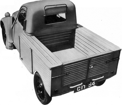Slough-built Citro�n 2CV pick-up
