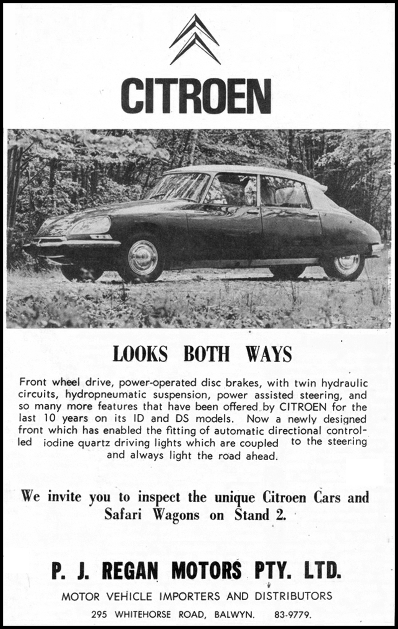 Australian Citro�n DS advertisement