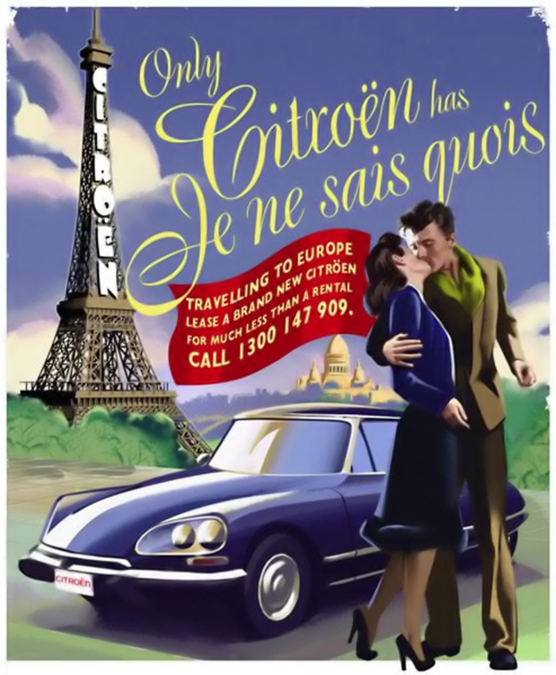 Australian Citro�n DS advertisement
